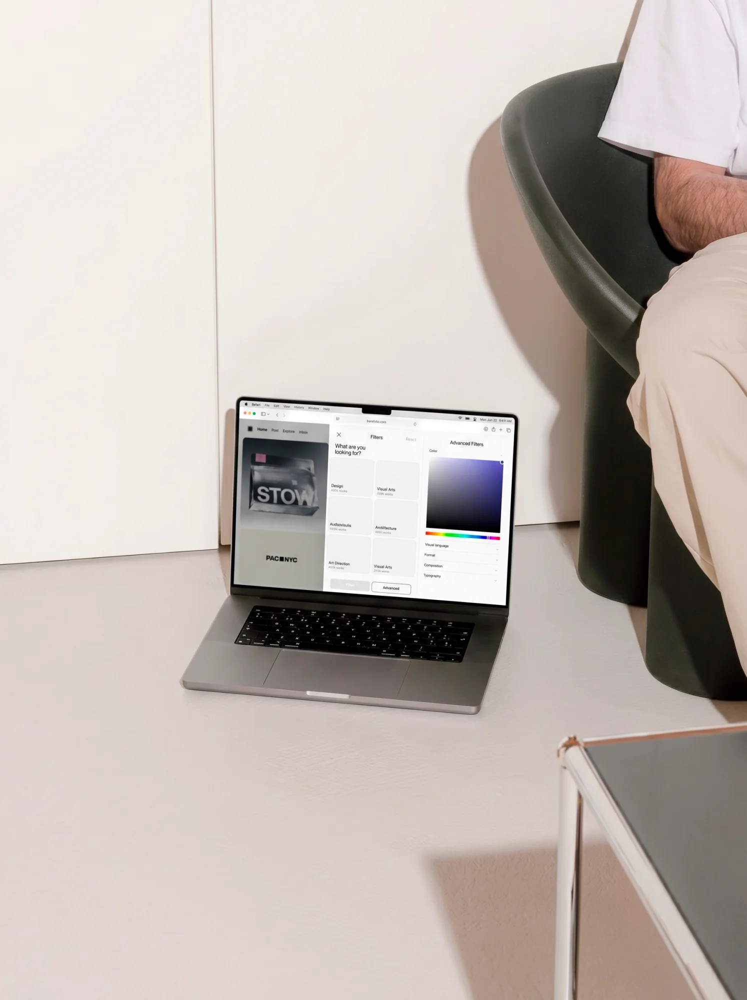 Curated access — portfolio review process